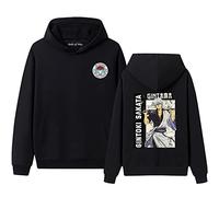 XSLGOGO Felpa con Cappuccio Gintama Felpa con Cappuccio Unisex Casual Allentata Streetwear Felpa con Cappuccio Anime Sakata Gintoki
