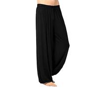 XSLGOGO Pantaloni da Yoga da Uomo per Esercizi mattutini Tai Chi Pantaloni Casual Larghi Gambe Larghe Pantaloni Lanterna Pantaloni da Allenamento Wing Chun per Arti Marziali Kung Fu