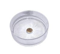 XSMYdpuk Lavandino da appoggio per Bagno da 16" in Vetro Trasparente, lavabo da appoggio Rotondo, lavabo da appoggio ...