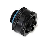 XSPC Connettore Dritto passo 1/4 x tubo 16/10mm V2 - Nero