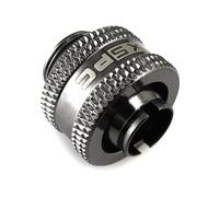 XSPC G1/4"""" a 3/8"""" ID 1/2"""" Raccordo a compressione OD V2 per tubi morbidi Nero Cromato