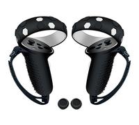 XSQD Compatibile Maniglia Controller Con Oculus Quest2, Maniglia Silicone Antiscivolo, Custodia Protezione Contro Le Cadute Del Controller Con Cappello Shaker, Custodia Maniglia, Accessori Giochi VR
