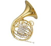 XSQKUYN Corno Francese Strumento Musicale BBF Diviso Doppia Fila Tre Quattro Tasti Singolo Corno Strumento Classificazione Orchestra(C)