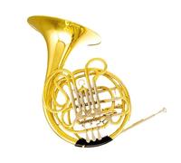 XSQKUYN Corno Francese Strumento Musicale Corno Francese A Quattro Tasti A Doppia Fila Fa SIB Banda di Ottoni Professionale