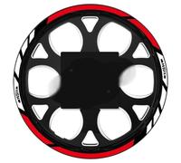 XSR700 Xsr155 Xsr 125 Decalcomanie Mozzo Nastro A Strisce Cerchioni | XSR 900 Accessori Decorativi Per Adesivi Riflettenti Per Ruote Moto Impermeabili(Red)