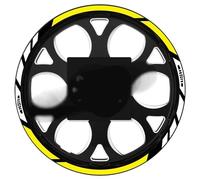 XSR700 Xsr155 Xsr 125 Decalcomanie Mozzo Nastro A Strisce Cerchioni | XSR 900 Accessori Decorativi Per Adesivi Riflettenti Per Ruote Moto Impermeabili(Yellow)