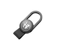 XSSJXMDJ Portachiavi Auto per Alfa Romeo Junior 2024, Multifunzionale Resistente Portachiavi Uomo Donna Portachiavi Macchina Porta Chiavi Accessori,A-Black