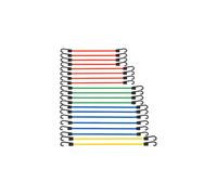 XSTRAP STANDARD 20 pezzi Assortimento di corde elastiche premium - Include 2