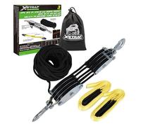 XSTRAP STANDARD Sollevatore a fune resistente da 1,8 kg con 2 cinghie di sollevamento da 2,3 m (nero)