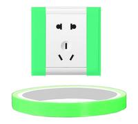 xStriscia Radiante Al Neon - Decalcomania Di Avvertenza Notturna, Base In Polietilene Resistente, Rivestimento Impermeabile Autoadesivo Con Impugnatura Antiscivolo | Marcatura 'uscita Di Emergenza