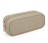 XSUIOY Borsa da viaggio per trucco, borsa da viaggio, borsa per trucco, borsa cosmetica con cerniera, borsa organizer per donne, borsa impermeabile in nylon, borsa sanitaria per lavoro, cachi, s