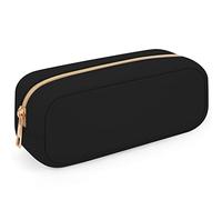 XSUIOY Borsa da viaggio per trucco, borsa da viaggio, borsa per trucco, borsa cosmetica con cerniera, borsa organizer per donne, borsa impermeabile in nylon, borsa sanitaria per lavoro, Nero, s