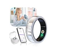 XSWCCJJ 10. Anello intelligente con diamante e custodia di ricarica wireless. Numero di settore 1 - 0 errori di misurazione: fitness tracker 2025 per monitoraggio del sonno, anello portatile SpO2 per