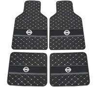 XSYBHD per Nissan Pathfinder 2004-2014 Tappetini Auto,in Pelle su Misura Tappeti Moquette con Lato Guida,Tutte Le Stagioni Accessori per Interni Auto(Black Beige)