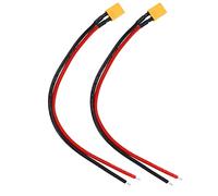 XT30 Collegle Femminile Connettore Femmina con Filo Silicone AWM16 Connessione Resistente Resistente Flessy Facile da installare per RC Lipo Battery Drone RC 2 PC