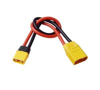 XT60 a XT90 - Cavo di prolunga per la conversione della batteria, 12 AWG, cavo in silicone da maschio a femmina, adattatore per batteria al litio RC modello aereo, ricarica bilanciata, 1 pezzo (da
