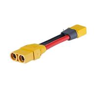 XT60 a XT90 - Cavo di prolunga per la conversione della batteria, 12 AWG, cavo in silicone da maschio a femmina, adattatore per batteria al litio RC modello aereo, ricarica bilanciata, 1 pezzo (da