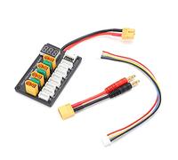 XT60 CARICA Adattatore per cavo in silicone di ricarica parallela per 3S 4S Display Schermata del connettore XT60 Adatto per utenti IMAX B6/B6AC IDST