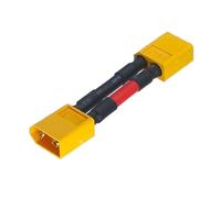 XT60 - Cavo di prolunga per batteria al litio da 10/20/30/40/50 cm/1 m, 12 AWG in silicone da maschio a femmina per RC Drone FPV (XT60-M to XT60-M,12AWG_1PCS_20CM)