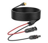 XT60 Cavo solare 16 AWG, cavo di prolunga XT60, cavo di ricarica solare per EcoFlow Delta/River, Bluetti, Anker SOLIX Power Station portatile, cavo adattatore per pannelli solari da 160 W/220 W/400 W