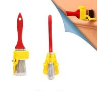 XTAIQD 2 pennelli da taglio, strumenti da taglio per, pennello bordatore per vernice, pennello da taglio, pennello per bordatura, pennello per angoli nascosti per pareti interne per casa, ufficio