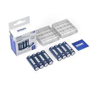 XTAR 4300 mWh, 2700 mAh, 1,5 V, batteria al litio ricaricabile, massima capacità per fotocamere selvatiche, giocattolo RC, scarico massimo 2,5 A, ricarica rapida 2,6 H, 1200 cicli di ricarica, a prova