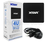 XTAR 4U Smart 4-Port Caricatore USB Massimo 2.4A Veloce Utile Energy Saving Eu