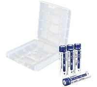 2 batterie ricaricabili litio AAA 1,5v pile ministilo 1,5 volts XTAR 1200mWh