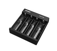 XTAR MC4S - Caricabatterie veloce, tipo C, Li-Ion, 4 slot