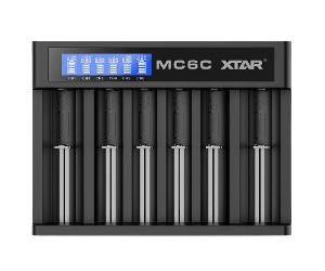 Xtar MC6C-charger, USB to Type-C cable, DC cable
