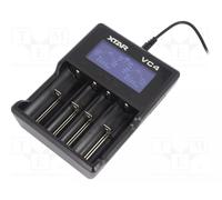 XTAR VC4 Caricabatterie
