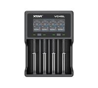 Xtar Vc4Sl Caricabatterie Li-Ion Per Batterie Cilindriche Lcd Usb NUOVO