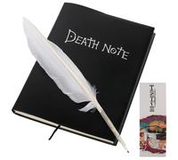 XTDMJ Death Note Libro, Death Note Merch Date taccuino basics per pianificazione, quaderno a righe, Death Note per cosplay, fan di anime, ufficio, regali scolastici, studenti