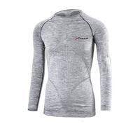 XTECH ENERGY MAGLIA INTIMO MANICHE LUNGHE GRIGIO