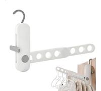 xtemtoamz Appendiabiti da Parete,Appendi Abiti per Mmuro,Séchoir Mural Extensible Avec 7 Trouspour Balcon,Salle Bains, Voyage, Camping,1 Pièce