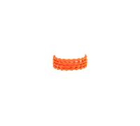 XTENEX XH200 Series 30" Elastic Running Shoe Laces - Patented Tapered Knot Design, Moderate Fit - Neon Orange