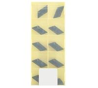 XTevu 10 pezzi CNC inserto per tornio lama per utensile da tornio in carburo cementato KNUX160405R -11 LF6018 indicizzabile in metallo duro integrale lama per inserto per