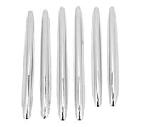 XTevu 6 Pezzi di Ricambio Cromati per Copertura della Griglia di Sfiato del Cofano Motore per Auto per R172 SLK 2011-2019, Alette Cromate per Modanatura della Griglia del Cofano