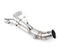 XTevu Catalizzatore Rimosso Cat Elimina Tubo di Scarico Centrale Tubo di Collegamento Adatto per YZF R1 2009-2014 Adattatore di Scarico in Acciaio Inossidabile Silenziatore Tubo