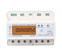Xtevu Energy Meter, misuratore di alimentazione WiFi a 3 fasi, monitor Din Rail Smart Din, WiFi Smart Energy Meter a lungo raggio per interruttore di controllo telecomando