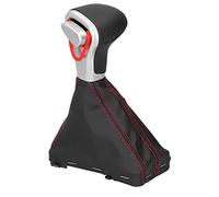 XTevu Kit Pomello Cambio Automatico E Cuffia Cambio Automatico con Guida a Sinistra (LHD) - Compatibile con Audi A6 C6, A3 8P, A4 B8, A5, Q5 - B8, B8PA, B9 (2009-2016) - Pomello Leva Cambio Auto