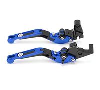 XTevu Palancas de embrague de freno, conjunto de palanca CNC compatible con XJ6 Diversion 2009-2015, palancas de control de manos de motocicletas, par de palanca de aluminio (Blu)