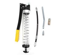 XTevu PSI Heavy Duty Grease Gun Kit, Car Grease Gun, 6000PSI Grease Gun Visible Transparent Tube Portable Auto Car Tool Acessory Clear Tube Grease Gun