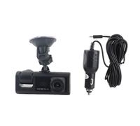 XTevu sh Cam, registratore a doppio automobile, fotocamera anteriore e interna 3 in 1080p con di registrazione del loop del sensore G