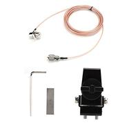 XTevu Staffa di Montaggio per Antenna per Auto, Accessori per Radio Bidirezionale RB-20 Staffa di Montaggio per Antenna per Auto Mobile Nera con Cavo di Alimentazione SC-316 in Ferro da 5 M(Nero)