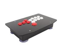 XTevu Universal Arcade Fight Stick con porta USB 2.0 5 tasti direzionali e 8 pulsanti funzione grandi Joystick da combattimento per giochi arcade
