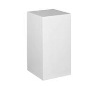 XTGDIEM Espositore For Manichino Quadrato, Negozio Di Abiti Da Sposa Con Regolazione Dell'altezza, Adatto For Spettacoli, Espositori Collezione, Accessori For La Fotografia(White,30x90cm/11.8x35.4in)