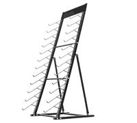 XTGDIEM Espositore for Piastrelle in Ceramica, Contiene 12, Espositore da Appendere alla Porta, Campioni di Pavimenti Legno Esposizioni Artigianali(Hook Length 21cm)