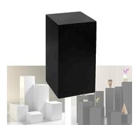 XTGDIEM Espositore Quadrato For Manichini, Base For Negozio Di Abiti Da Sposa, For Sfilate , Esposizioni Collezioni, Accessori For La Fotografia E Decorazioni For Eventi(Black,30x120cm/11.8x47.2in)