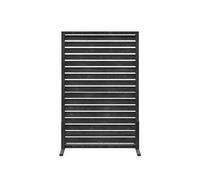 XTGDIEM Recinzione Decorativa for La Privacy E Divisorio for Stanze E Giardini, Pannelli Autoportanti Resistenti alle Intemperie for Patio, Giardino, Balcone O Cortile.(Black,60x150cm)